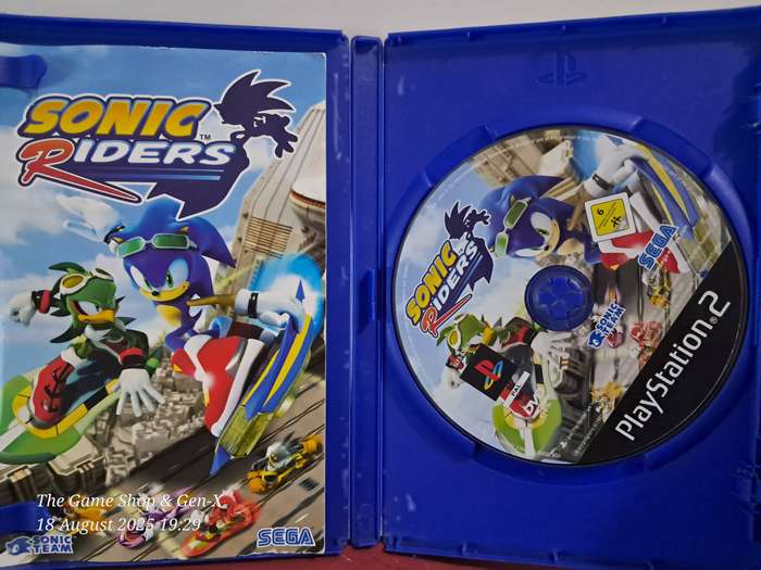 (PS2) SONIC RIDERS + MANUAL