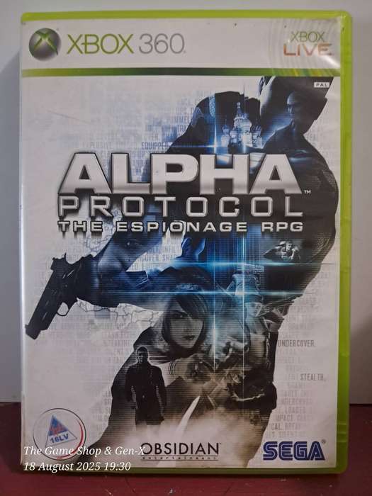 (XBOX 360) ALPHA PROTOCOL - NO MANUAL