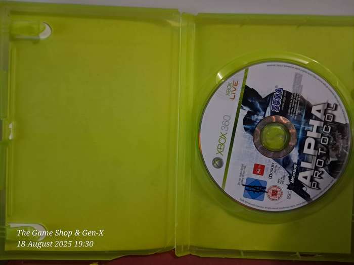 (XBOX 360) ALPHA PROTOCOL - NO MANUAL