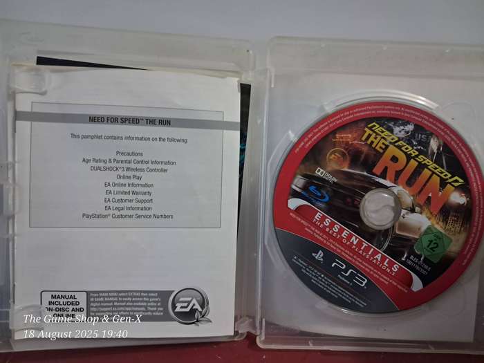 (PS3) NEED FOR SPEED : THE RUN ESSENTIALS + MANUAL