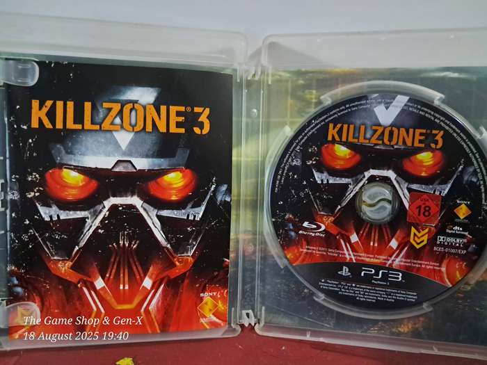 (PS3) KILLZONE 3 + MANUAL