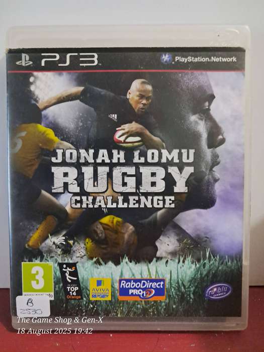 (PS3) JONAH LOMU RUGBY CHALLENGE + MANUAL