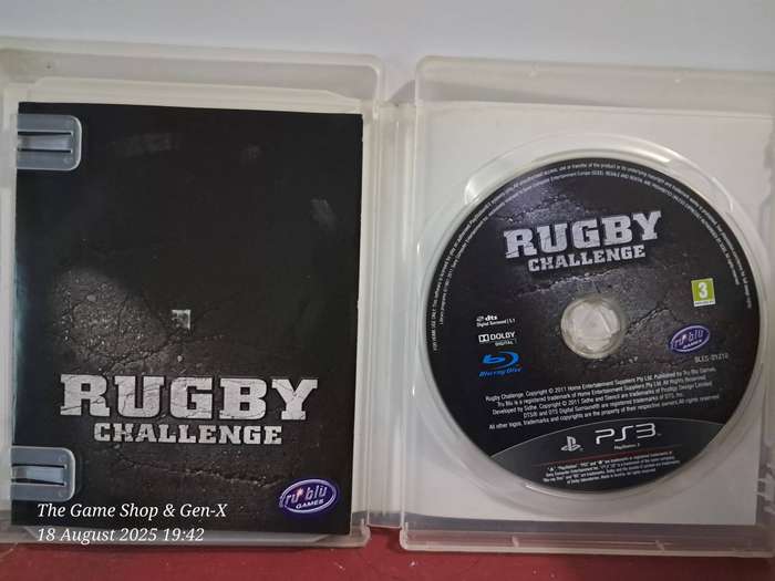 (PS3) JONAH LOMU RUGBY CHALLENGE + MANUAL