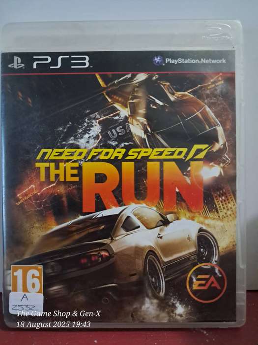 (PS3) NEED FOR SPEED : THE RUN + MANUAL