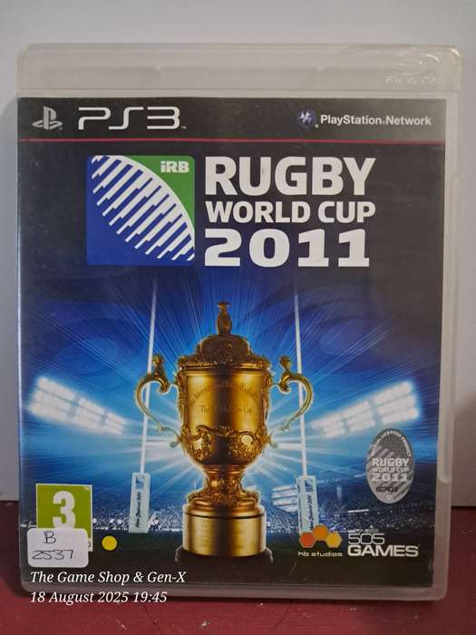 (PS3) RUGBY WORLD CUP 2011 + MANUAL