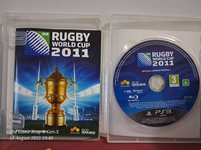 (PS3) RUGBY WORLD CUP 2011 + MANUAL