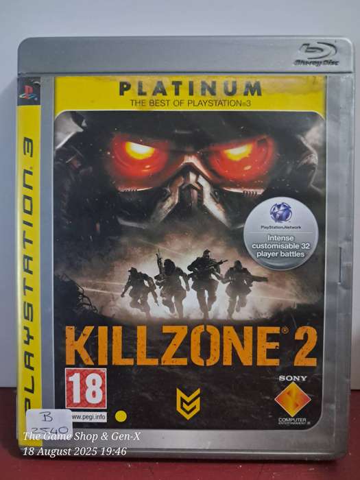 (PS3) KILLZONE 2 PLATINUM + MANUAL