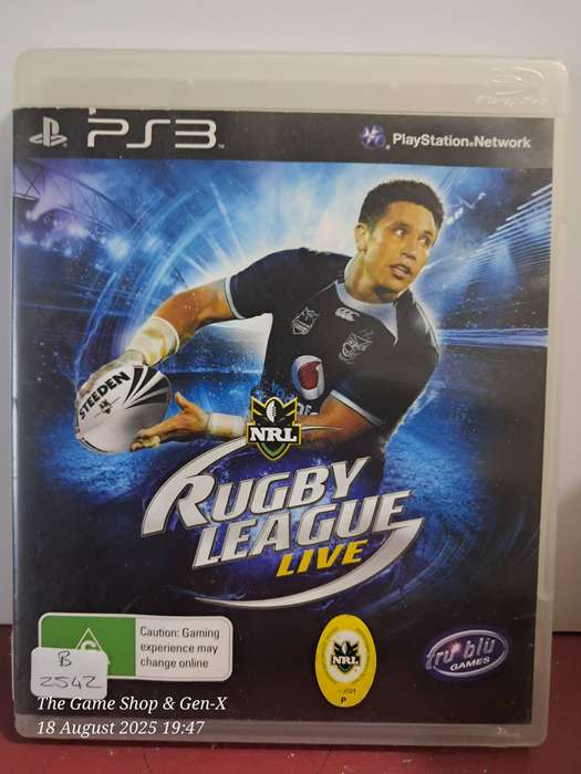 (PS3) RUGBY LEAGUE LIVE + MANUAL