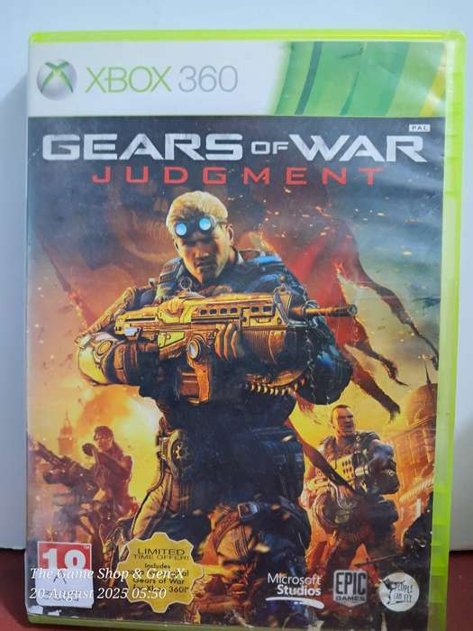 (XBOX360) GEARS OF WAR JUDGMENT - NO MANUAL