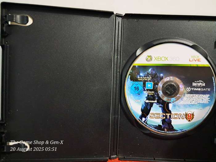 (XBOX360) SECTION 8 - NO MANUAL