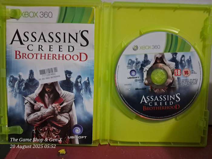 (XBOX360) ASSASSINS CREED : BROTHERHOOD + MANUAL