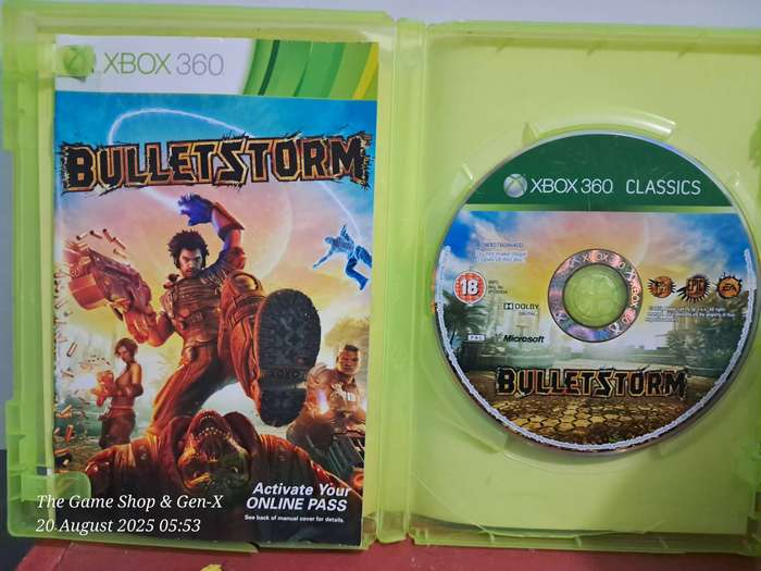 (XBOX360) BULLETSTORM + MANUAL