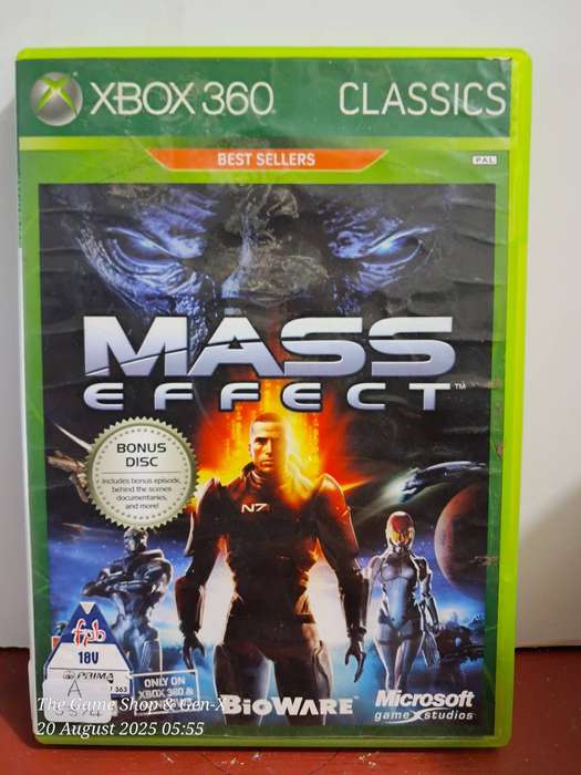 (XBOX360) MASS EFFECT + MANUAL