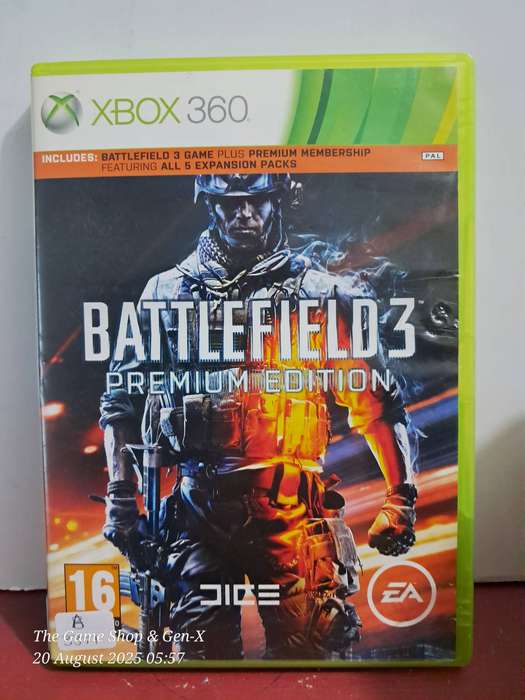 (XBOX360) BATTLEFIELD 3 PREMIUM EDITION - NO MANUAL