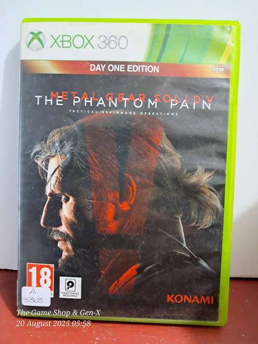 (XBOX360) METAL GEAR SOLID V : THE PHANTOM PAIN - NO MANUAL