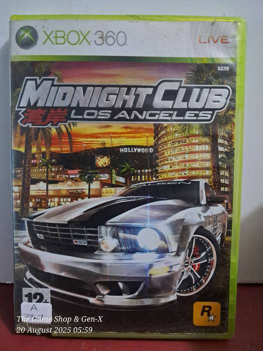 XBOX 360 MIDNIGHT CLUB : LOS ANGELES - NO MANUAL