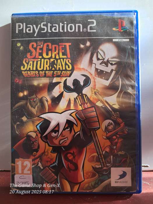 PS2 THE SECRET SATURDAYS : BEASTS OF THE 5TH SUN - NO MANUAL