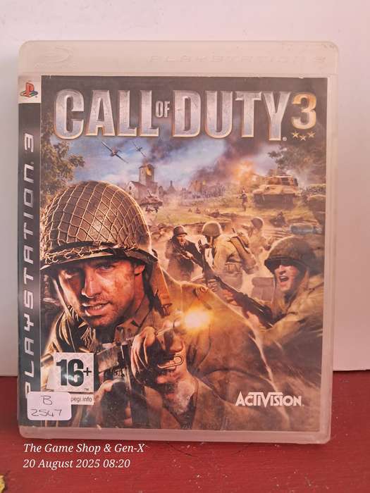 (PS3) CALL OF DUTY 3 - NO MANUAL
