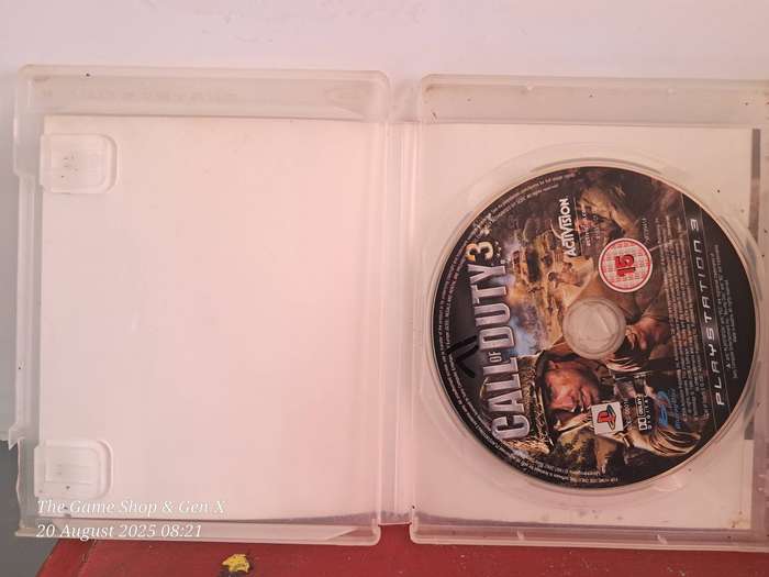 (PS3) CALL OF DUTY 3 - NO MANUAL