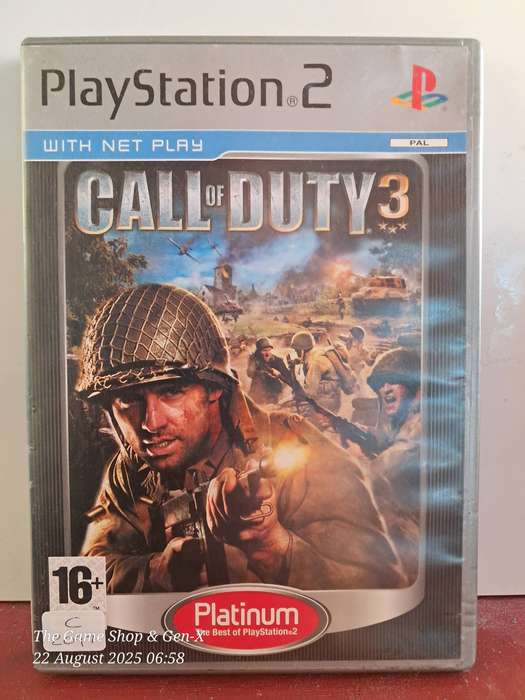 PS2 Call of duty 3 (Platinum) - CIB