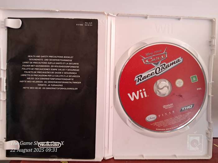 WII CARS : RACE-O RAMA - NO MANUAL