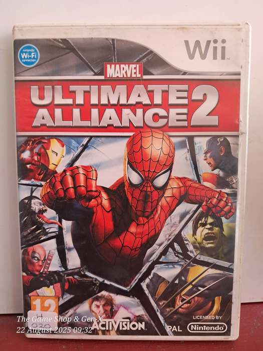 WII MARVEL ULTIMATE ALLIANCE 2 - NO MANUAL