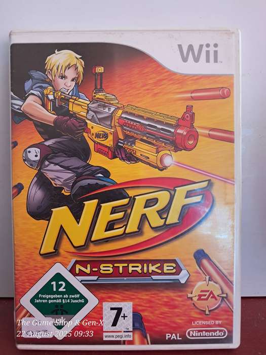 WII NERF N-STRIKE + MANUAL