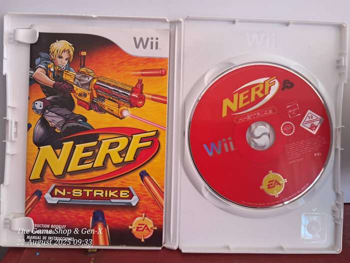 WII NERF N-STRIKE + MANUAL