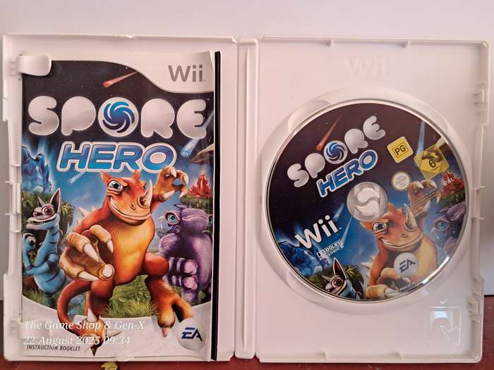 WII SPORE HERO + MANUAL