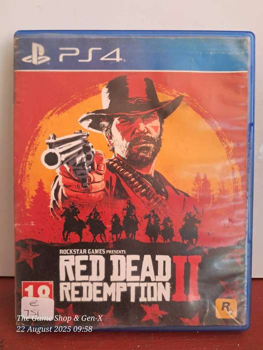PS4 RED DEAD REDEMPTION II - NO MANUAL/MAP