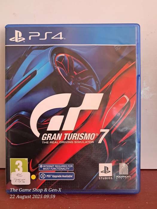 PS4 GRAN TURISMO 7 - NO MANUAL