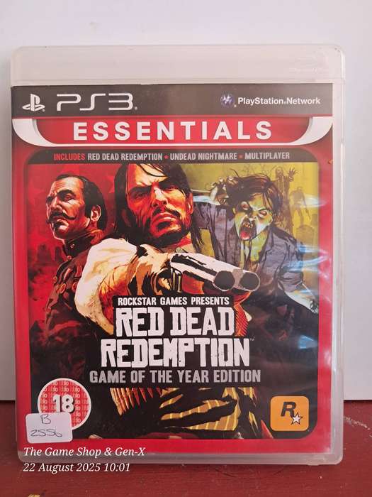 PS3 RED DEAD REDEMPTION - GAME OF THE YEAR EDITION - CIB