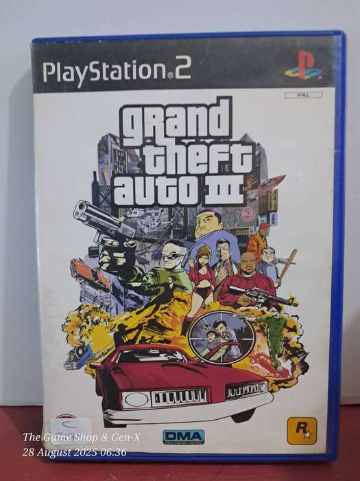 PS2 GRAND THEFT AUTO 3 - NO MANUAL/MAP