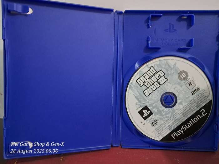PS2 GRAND THEFT AUTO 3 - NO MANUAL/MAP