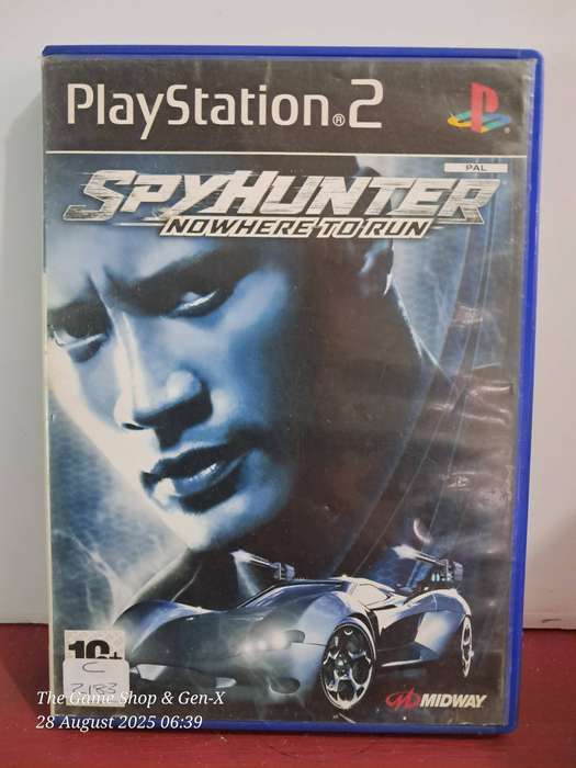 PS2 SPYHUNTER NOWHERE TO RUN - NO MANUAL