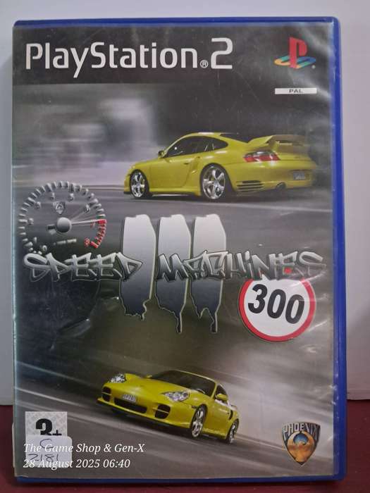 PS2 SPEED MACHINES III + MANUAL