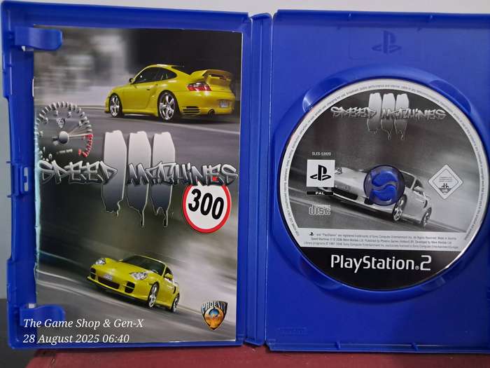 PS2 SPEED MACHINES III + MANUAL