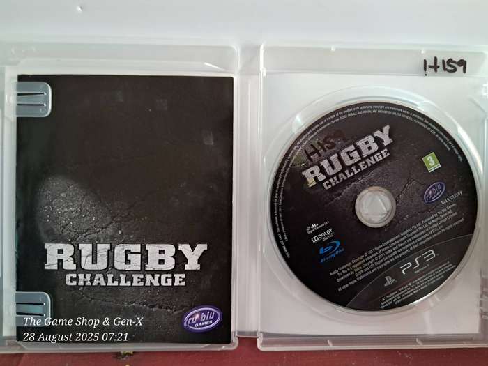 PS3 JONAH LOMU RUGBY CHALLENGE + MANUAL