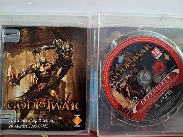 PS3 GOD OF WAR 3 + MANUAL (ESSENTIAL DISC)