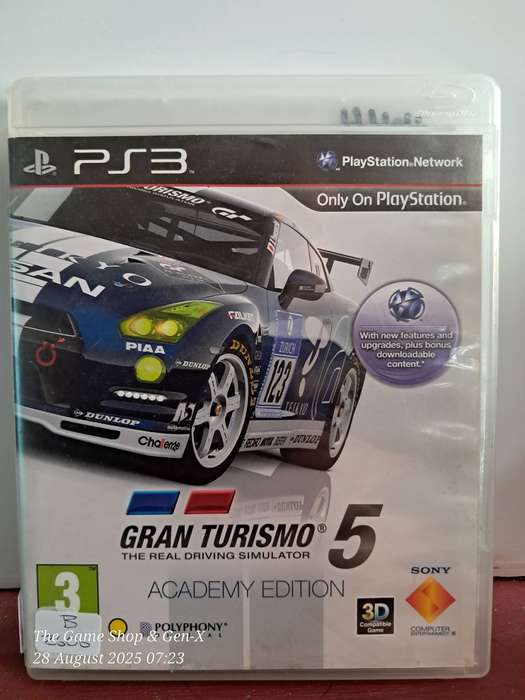 PS3 GRAN TURISMO 5 ACADEMY EDITION + MANUAL