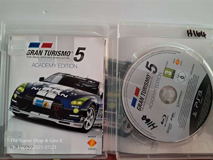 PS3 GRAN TURISMO 5 ACADEMY EDITION + MANUAL