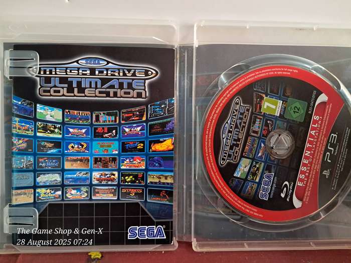 PS3 SEGA MEGA DRIVE ULTIMATE COLLECTION (ESSENTIALS) + MANAUL