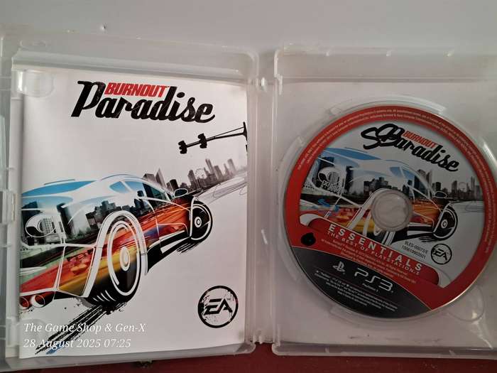 PS3 BURNOUT PARADISE (ESSENTIALS) - CIB
