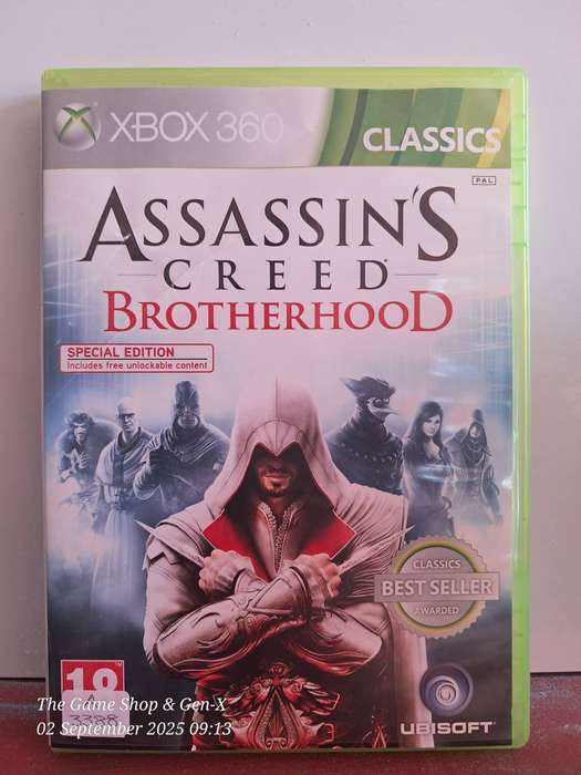 XBOX 360 ASSASSINS CREED BROTHERHOOD + MANUAL