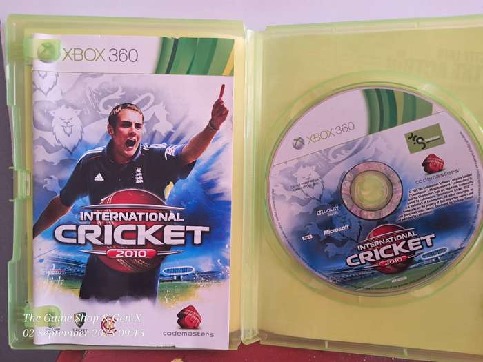 XBOX 360 INTERNATIONAL CRICKET 2010 + MANUAL