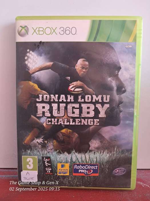 XBOX 360 JONAH LOMU RUGBY CHALLENGE - CIB