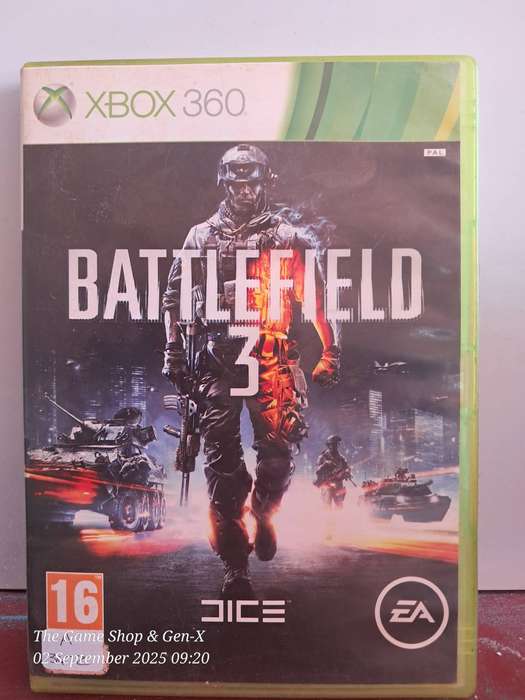 XBOX 360 BATTLEFIELD 3 - NO MANUAL
