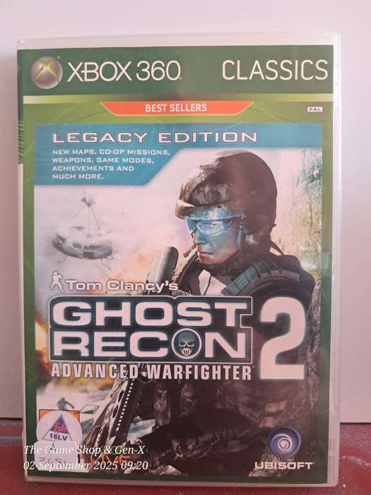 XBOX 360 TOM CLANCY'S GHOST RECON ADVANCED WARFIGHTER 2 + MANUAL