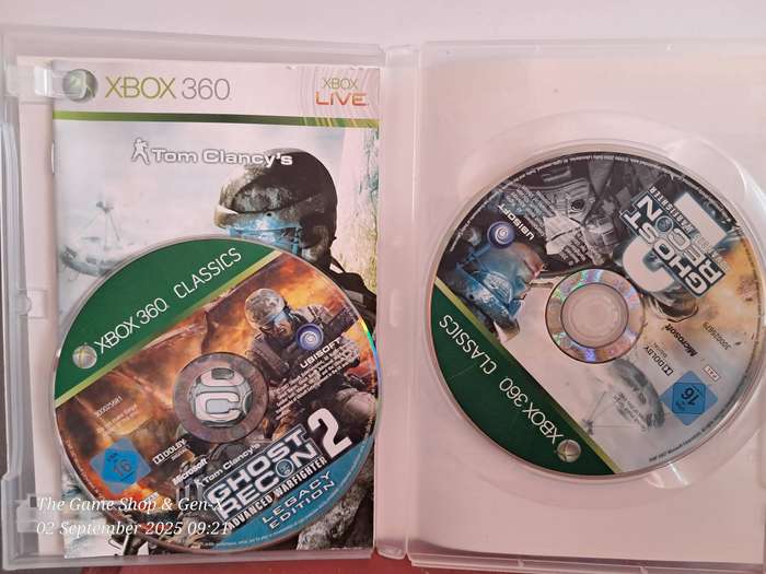 XBOX 360 TOM CLANCY'S GHOST RECON ADVANCED WARFIGHTER 2 + MANUAL