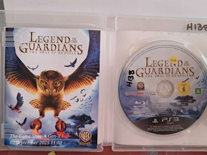 PS3 LEGEND OF THE GUARDIANS : THE OWLS OF GA'HOOLE + MANUAL